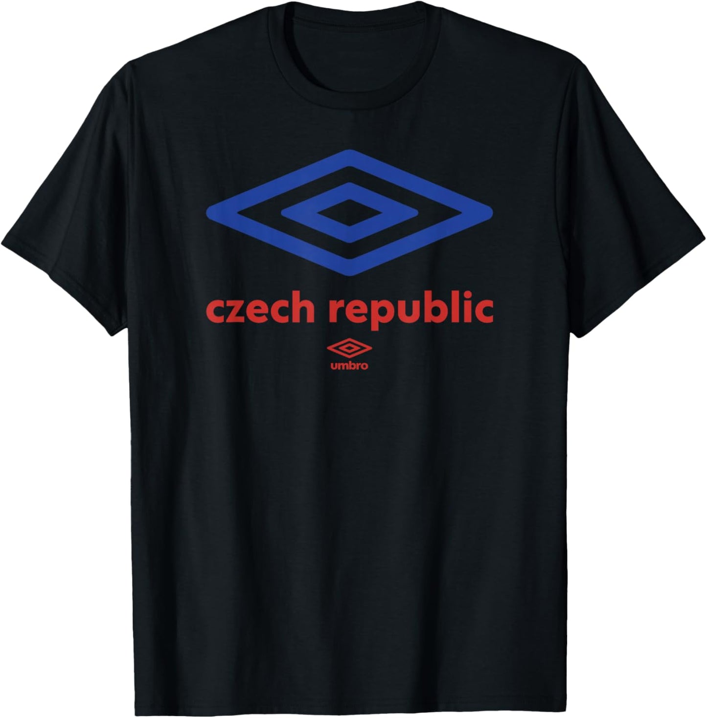 Umbro International Soccer Diamond Czech Republic Logo T-Shirt - T-Shirt | Black