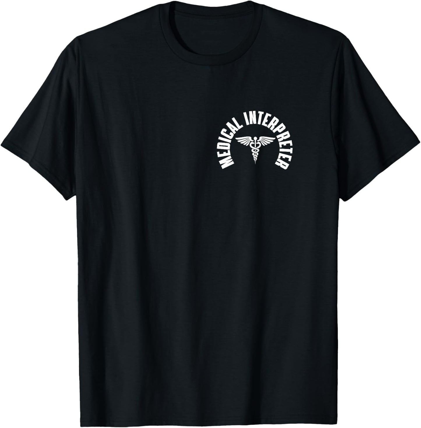 Medical Interpreter Pocket Apparel Healthcare Translation T-Shirt - T-Shirt | Black