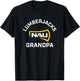 Northern Arizona NAU Lumberjacks Arched Grandpa T-Shirt - T-Shirt | Black