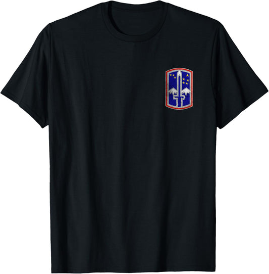 172nd Infantry Brigade Military Vintage Logo Veteran Xmas T-Shirt - T-Shirt | Black