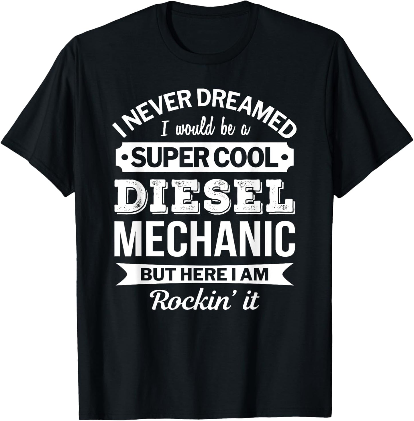 Diesel Mechanic Gifts Funny T-Shirt - T-Shirt | Black