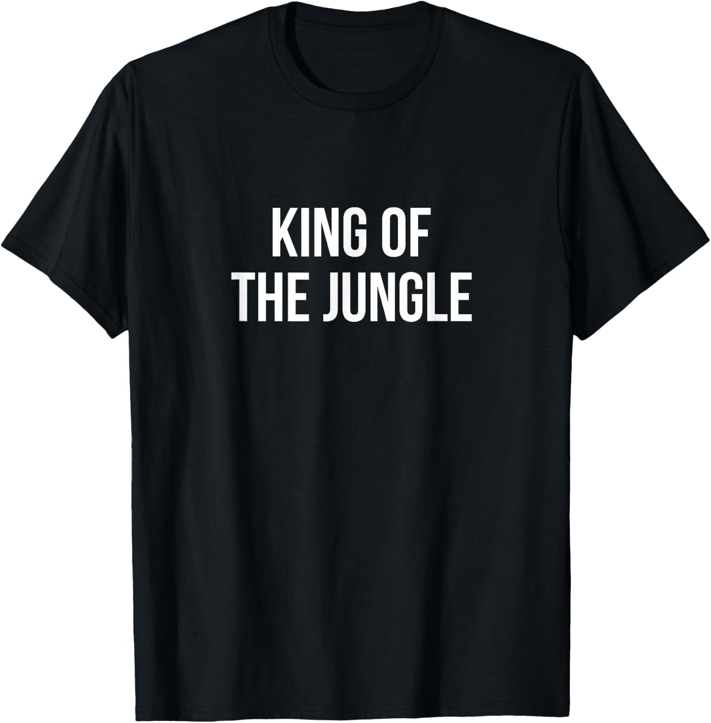 King Of The Jungle T-Shirt - T-Shirt | Black