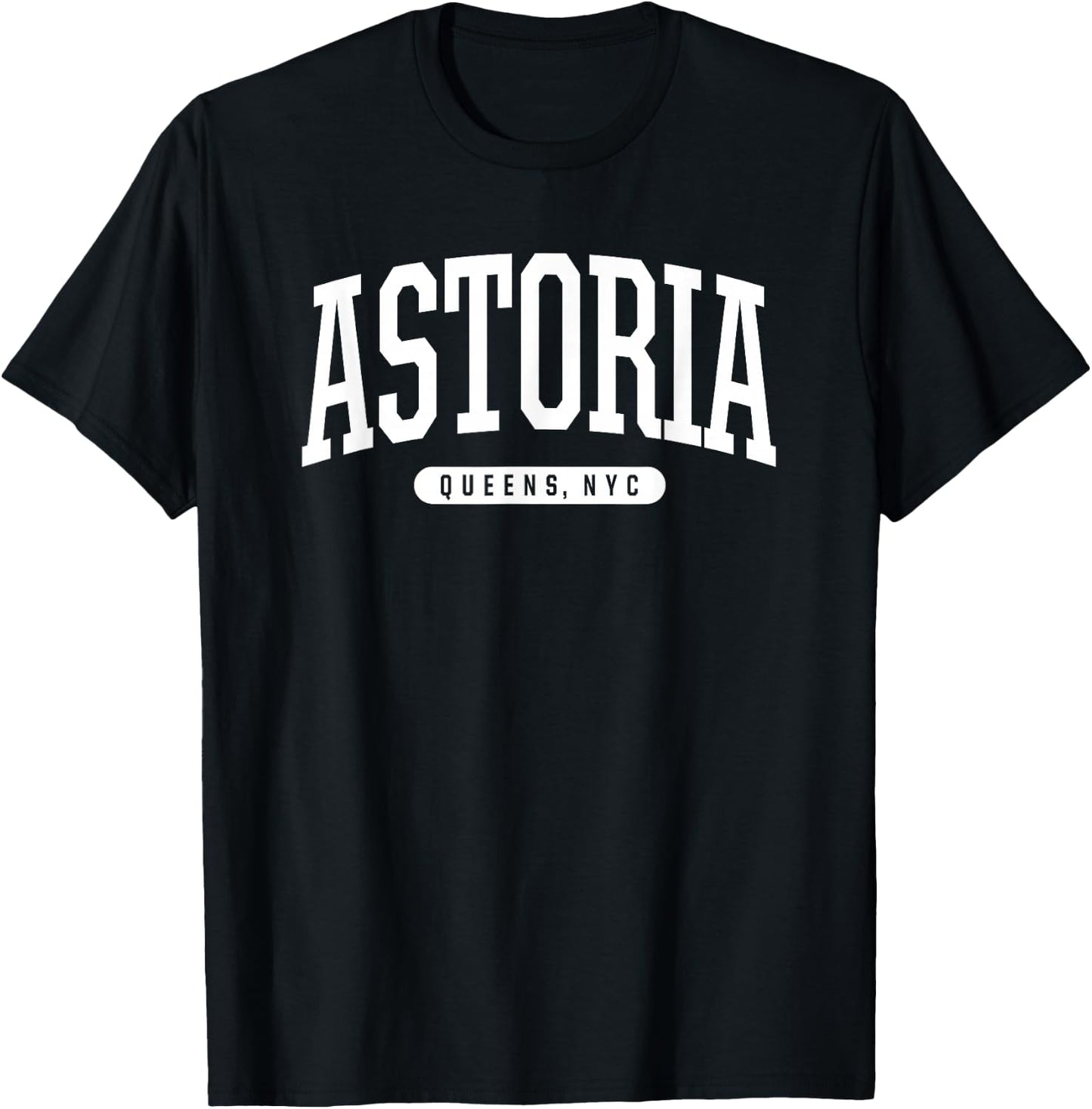 NYC Borough Astoria Queens New York T-Shirt - T-Shirt | Black