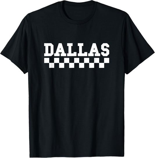 DALLAS - Throwback Design - Classic T-Shirt - T-Shirt | Black