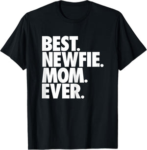 Best Newfie Mom Ever - Newfoundland Dog Girls Kids T-Shirt - T-Shirt | Black