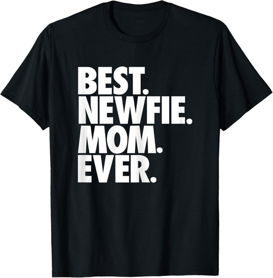 Best Newfie Mom Ever - Newfoundland Dog Girls Kids T-Shirt - T-Shirt | Black