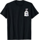 Easter Ghost Bunny Egg Pocket Funny Rabbit Women Kids Men T-Shirt - T-Shirt | Black