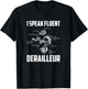 I Speak Fluent Derailleur, Bicycle Mechanic T-Shirt - T-Shirt | Black