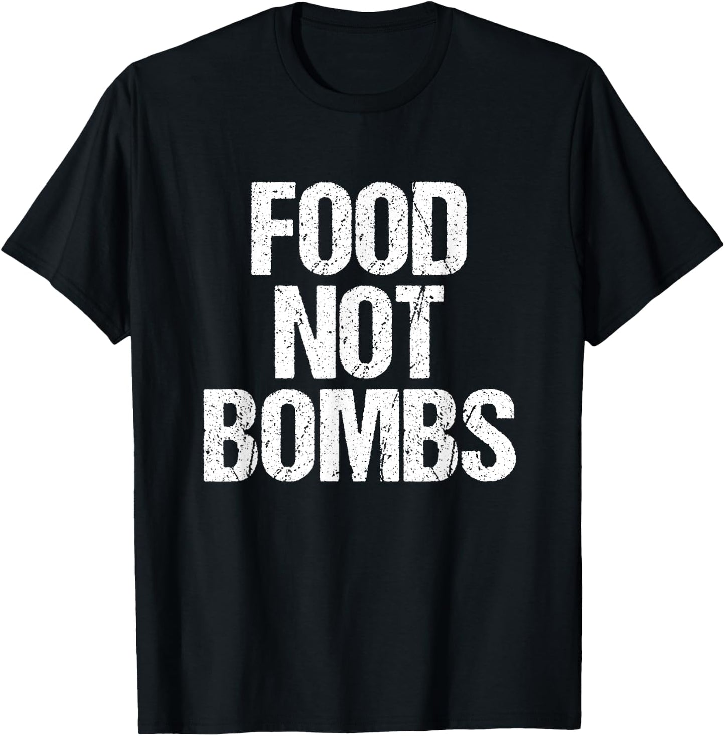 Food Not Bombs T-Shirt - T-Shirt | Black