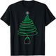 Christmas Tree Stethoscope Nurse Doctor Xmas RN Nursing T-Shirt - T-Shirt | Black