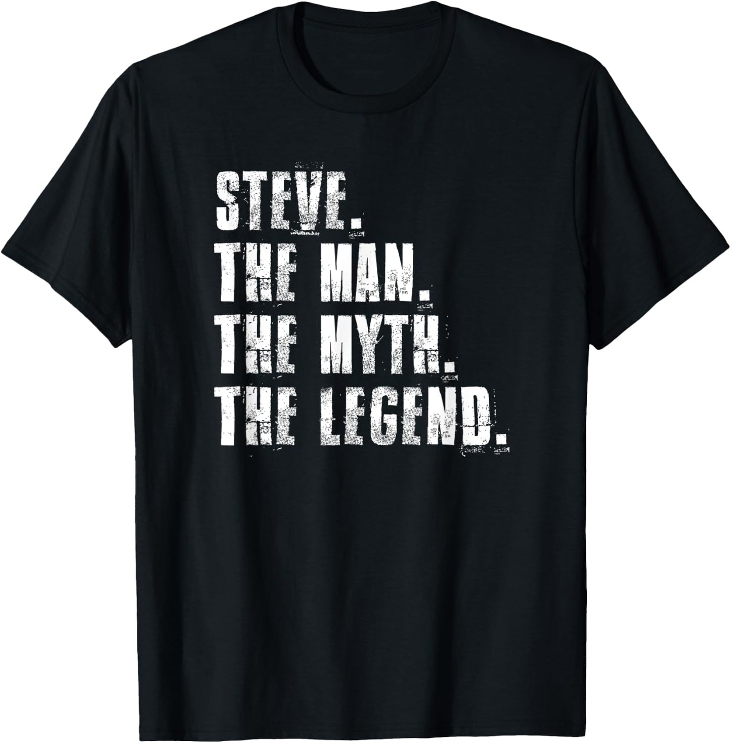 Steve The Man The Myth The Legend Proud Family T-Shirt - T-Shirt | Black