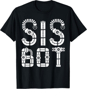 Matching Family Robot | Sister | Sis Bot T-Shirt - T-Shirt | Black