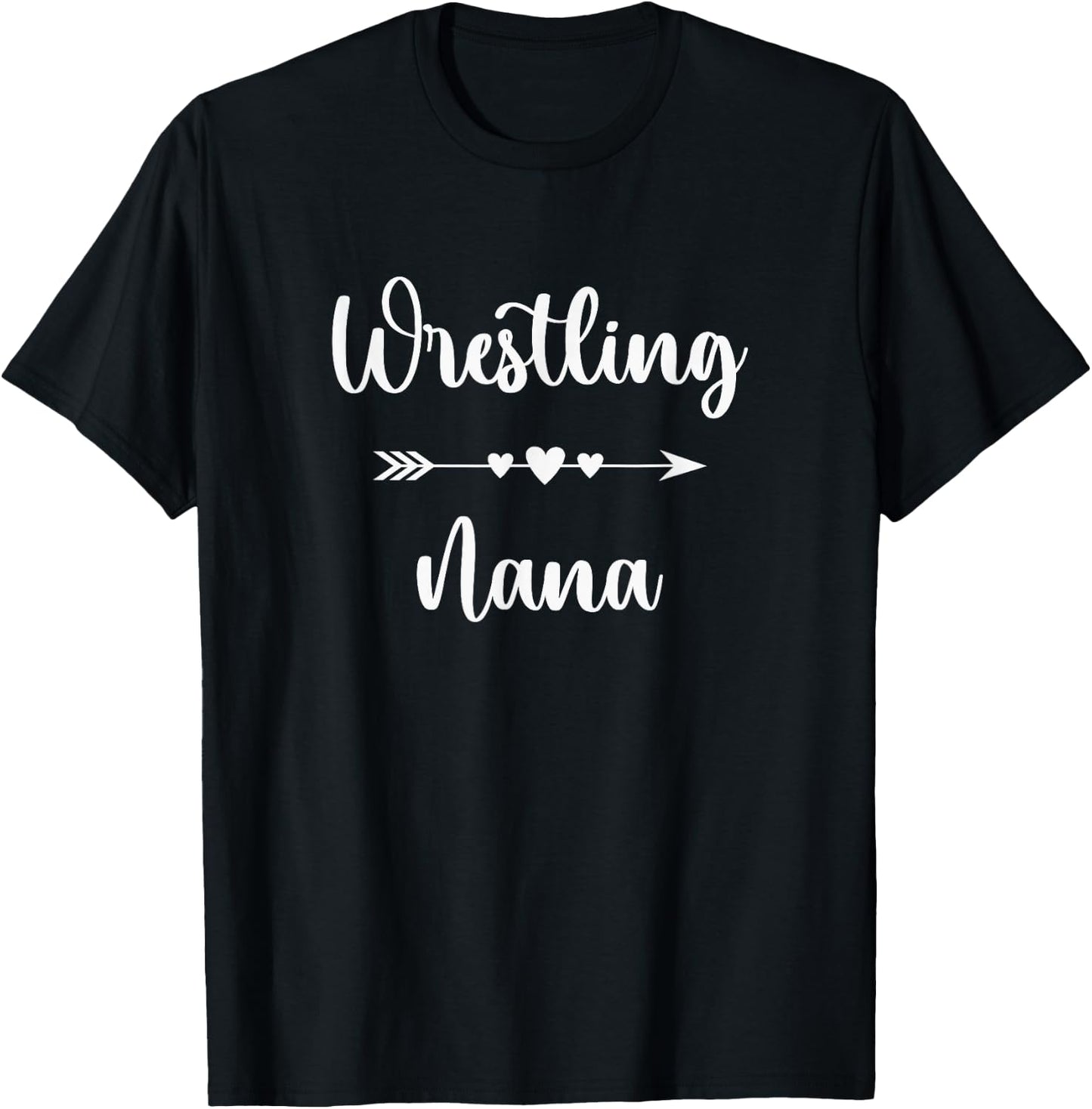 Funny Wrestler Wrestling Nana Gift Wrestling Nana T-Shirt - T-Shirt | Black