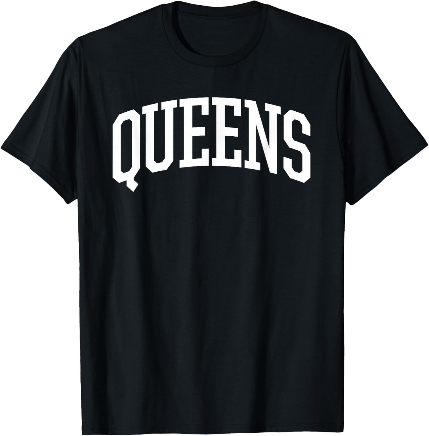 Queens /Queens New York NY Sports College-Style T T-Shirt - T-Shirt | Black