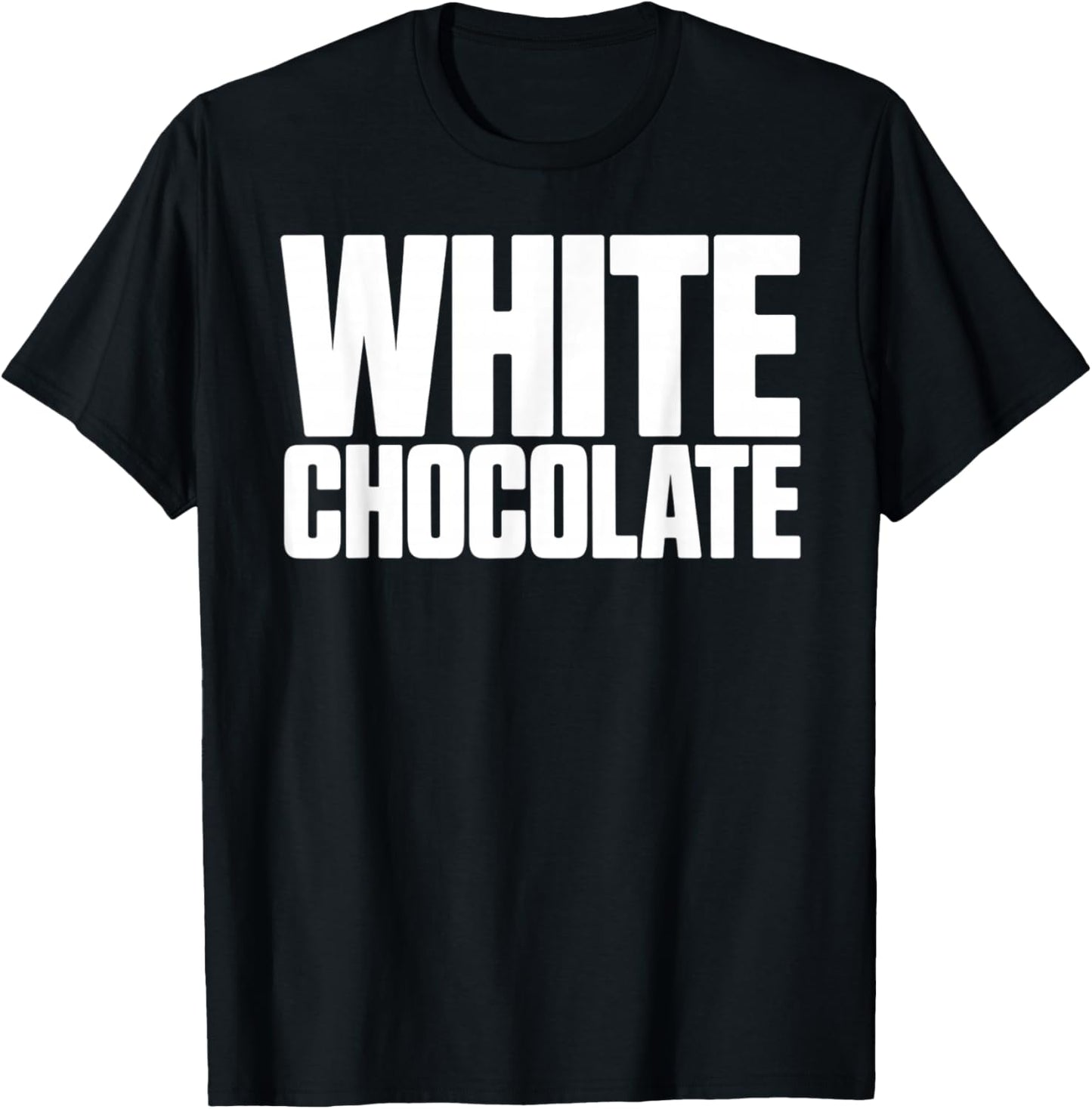 Funny White Chocolate Lover September Sweet Classy Novelty T-Shirt - T-Shirt | Black