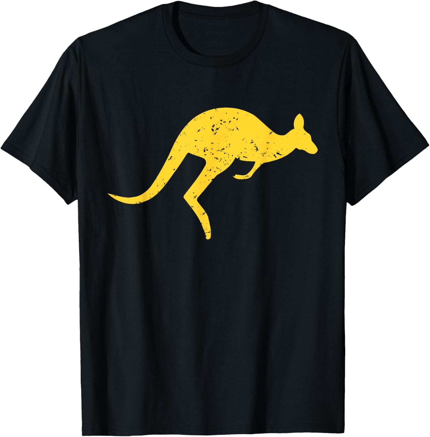 Vintage Kangaroo Australia Shirt Aussie Roo Kangaroo T-Shirt - T-Shirt | Black