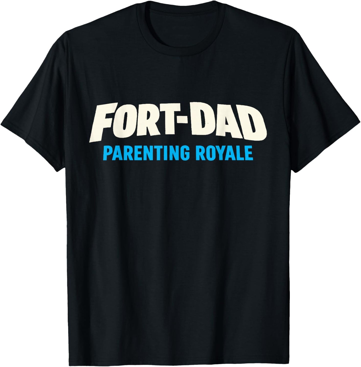 Gamer Dad Fort Dad Parenting Royale Fathers Day Design T-Shirt - T-Shirt | Black