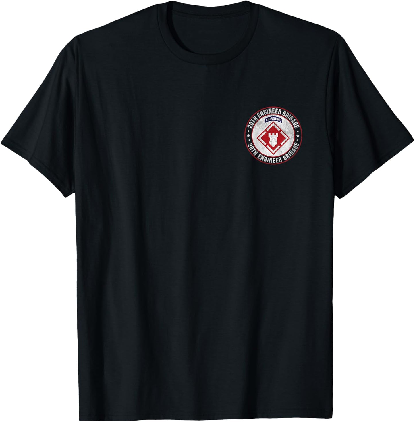 20th Engineer Brigade Military Veterans Day Father Day T-Shirt - T-Shirt | Black