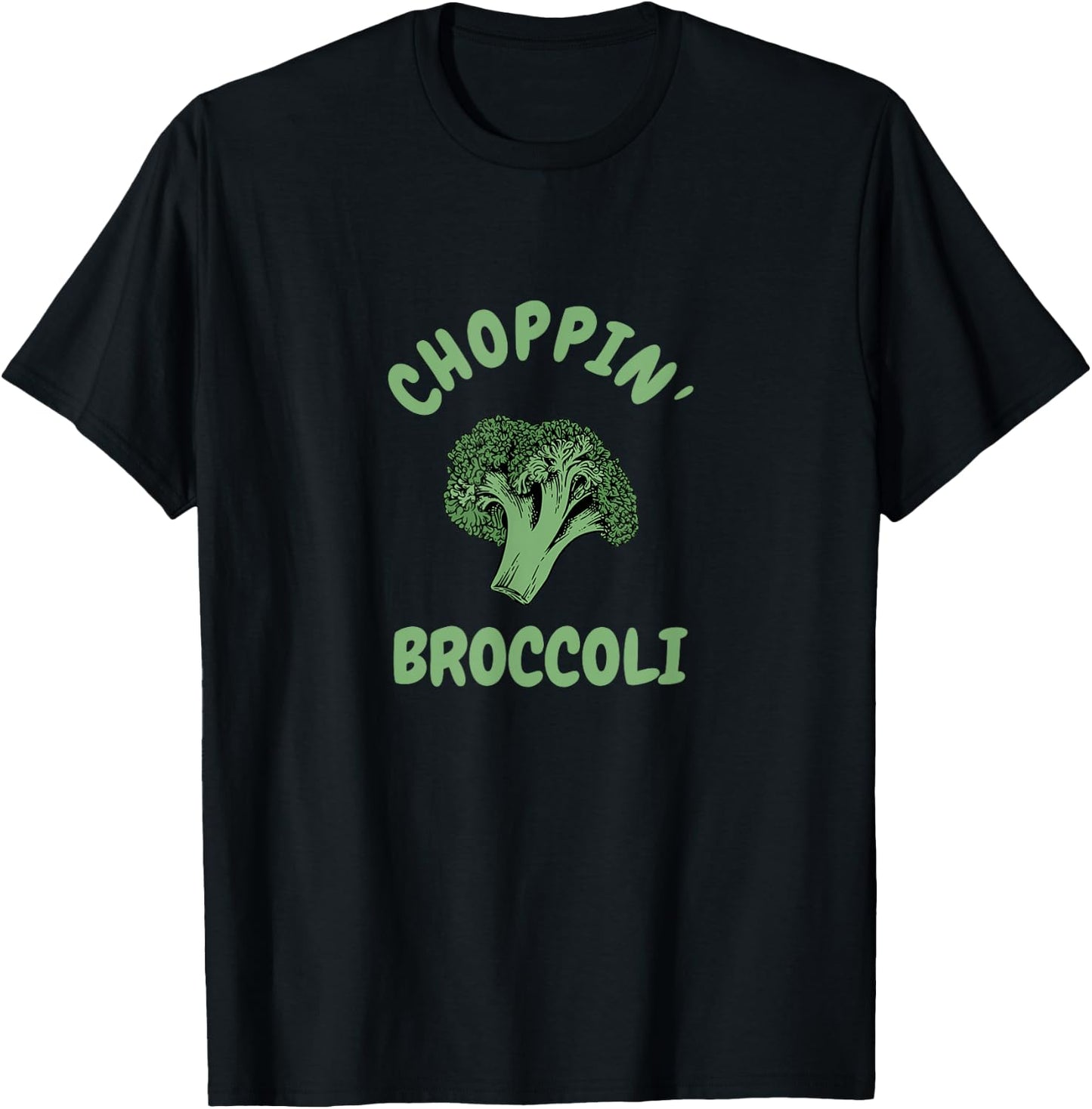 Choppin' Broccoli T-Shirt - T-Shirt | Black