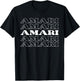 Amari Name Personalized First Nickname Surname T-Shirt - T-Shirt | Black