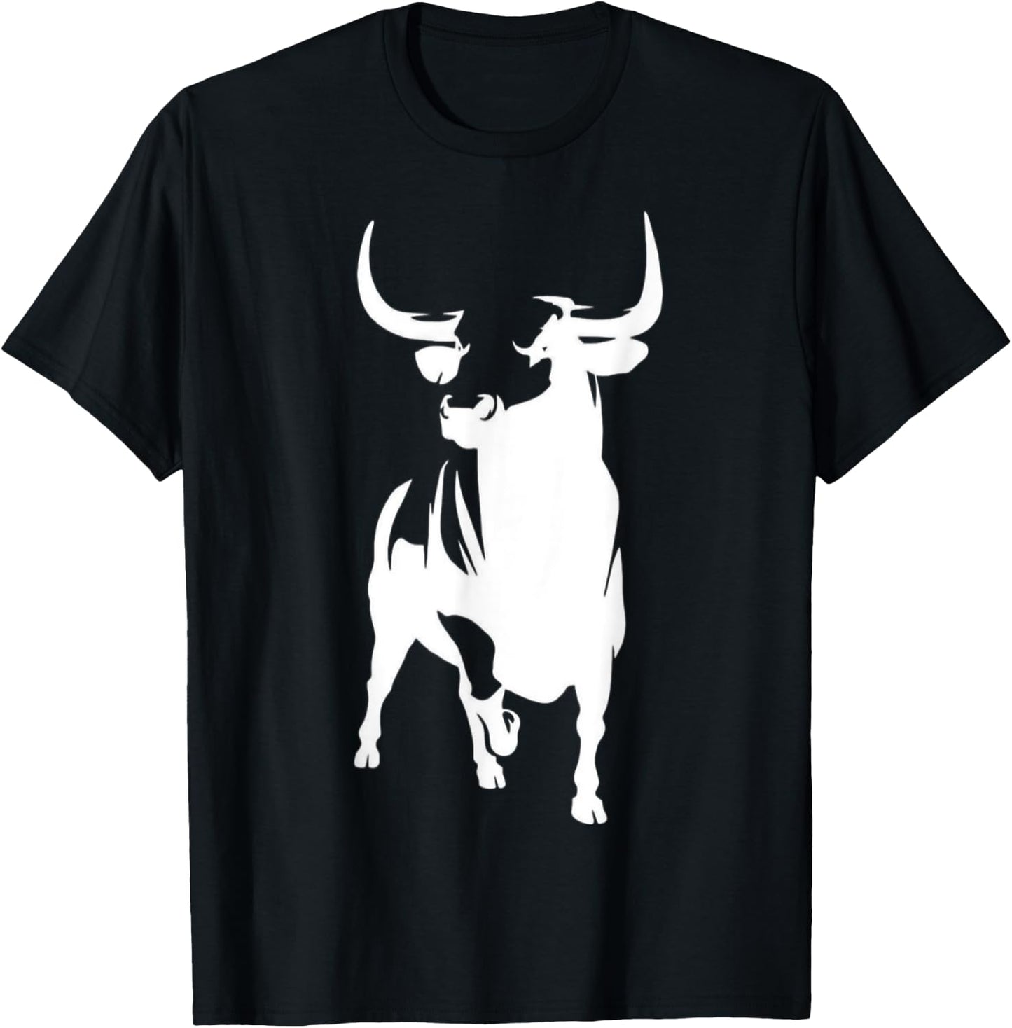 Angry Raging Bull - Majestic & Bodacious Bull Riding T-Shirt - T-Shirt | Black