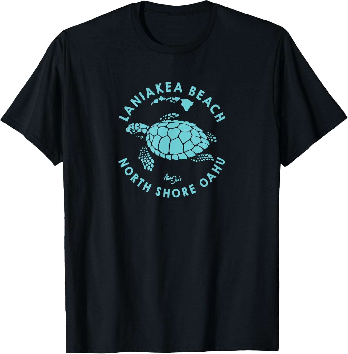 Hawaii Honu Sea Turtle Laniakea Beach North Shore Oahu Women Kids T-Shirt - T-Shirt | Black