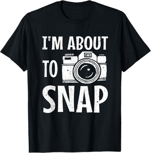 Funny Photography Women Photographer Camera Lover T-Shirt - T-Shirt | Black