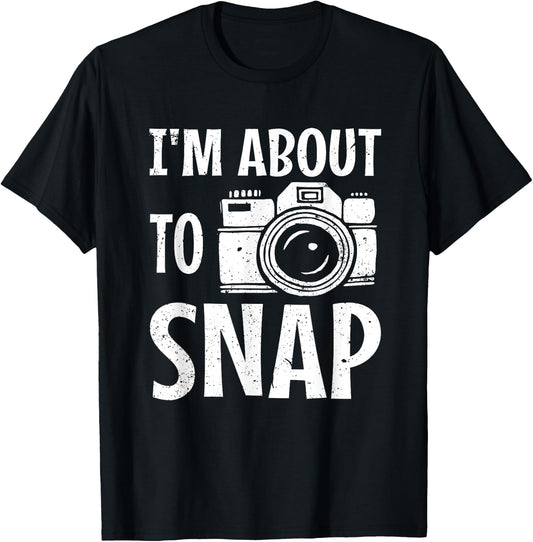 Funny Photography Women Photographer Camera Lover T-Shirt - T-Shirt | Black