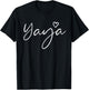 Yaya Gifts Grandma Heart Mother's Day Yaya T-Shirt - T-Shirt | Black