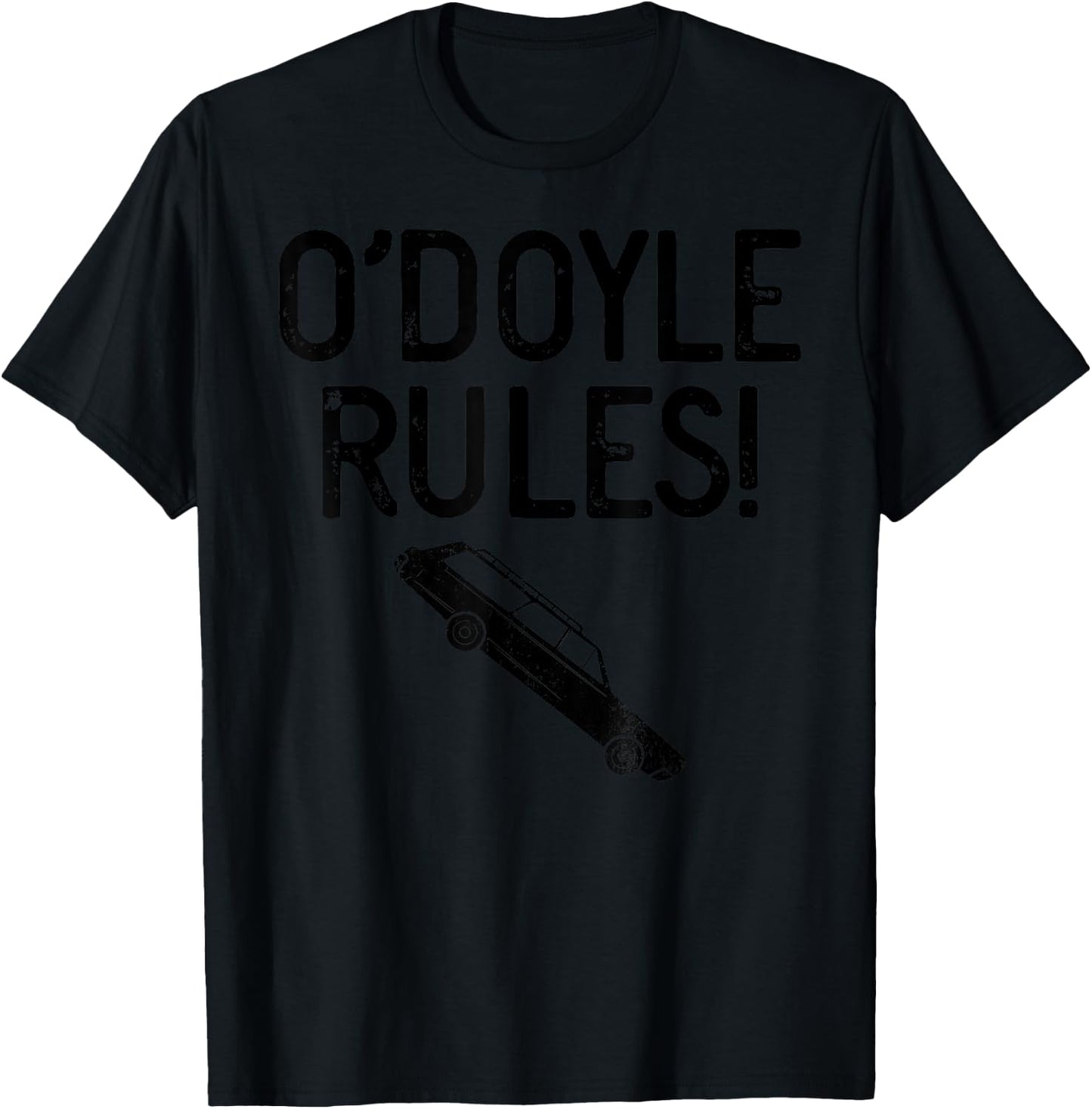 O'Doyle Rules Station Wagon Nostalgic Classic Humor T-Shirt - T-Shirt | Black