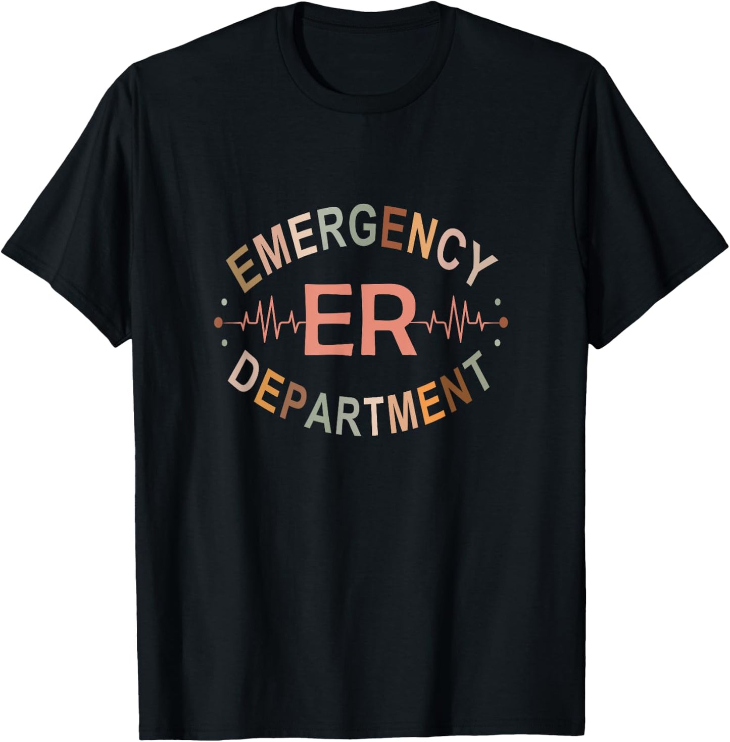 Emergency Department Emergency Nurse Emergency Room Nurse T-Shirt - T-Shirt | Black