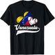 Venezuelan Baseball Player Venezuela Flag Heart Baseball T-Shirt - T-Shirt | Black