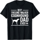 Treeing Walker Coonhound Dad Best Dog Owner Ever T-Shirt - T-Shirt | Black
