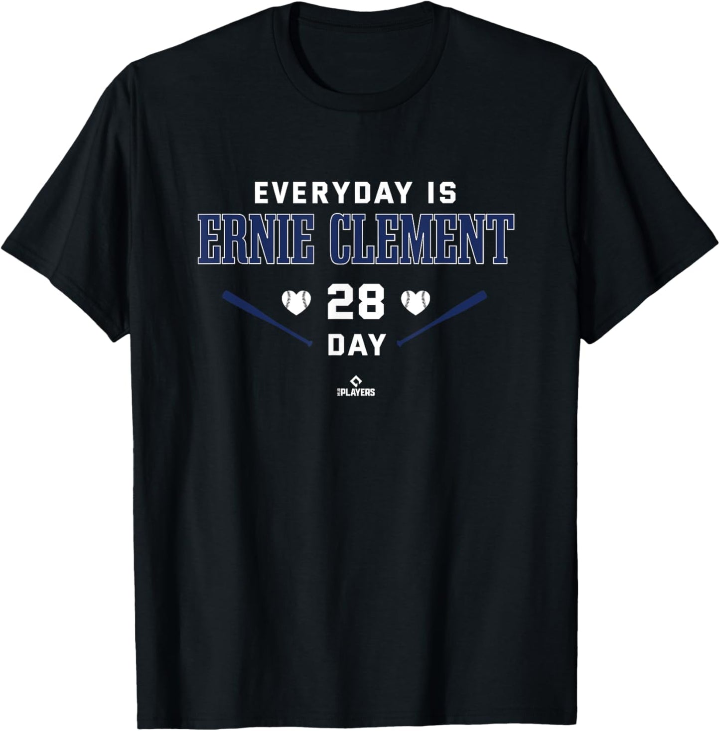 Everyday Is Ernie Clement Toronto Baseball MLBPA T-Shirt - T-Shirt | Black
