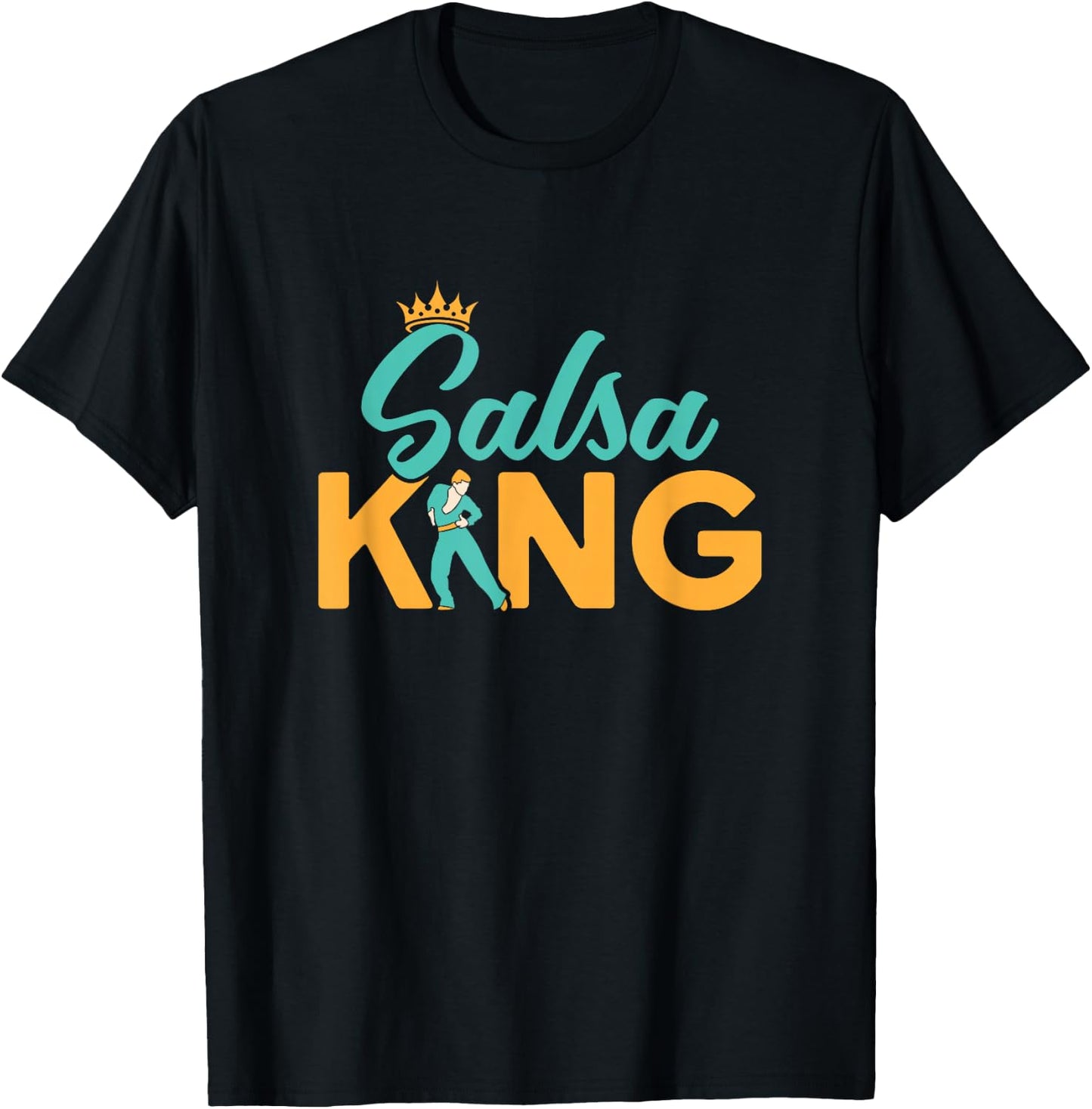 Salsa King Salsa Dance Latin Music T-Shirt - T-Shirt | Black