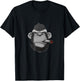 Monkey Business Funny Cigar Smoker T-Shirt - T-Shirt | Black
