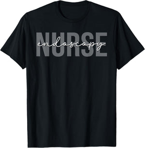 Endoscopy Nurse Endoscopist Gastroenterology T-Shirt - T-Shirt | Black