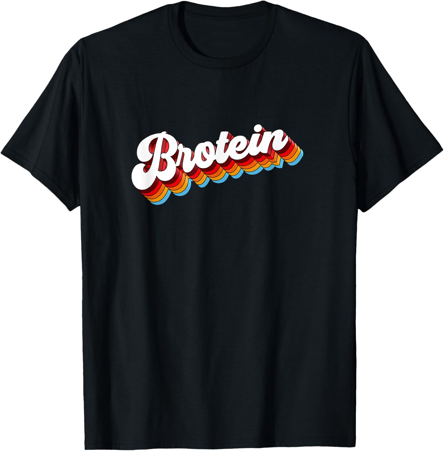Brotein Gym Fitness Workout T-Shirt - T-Shirt | Black