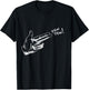 Hand Pew Pistol Line Art Scatch Halloween Costume T-Shirt - T-Shirt | Black