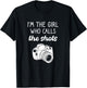 Photographer, I'm The Girl Who Calls The Shots, Photography T-Shirt - T-Shirt | Black