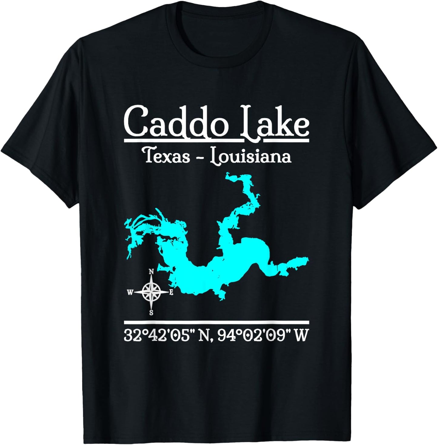 Caddo Lake - Texas - Louisiana T-Shirt - T-Shirt | Black
