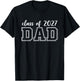 Dad Senior 2027 Class of 2027 Seniors Graduation 2027 Dad T-Shirt - T-Shirt | Black