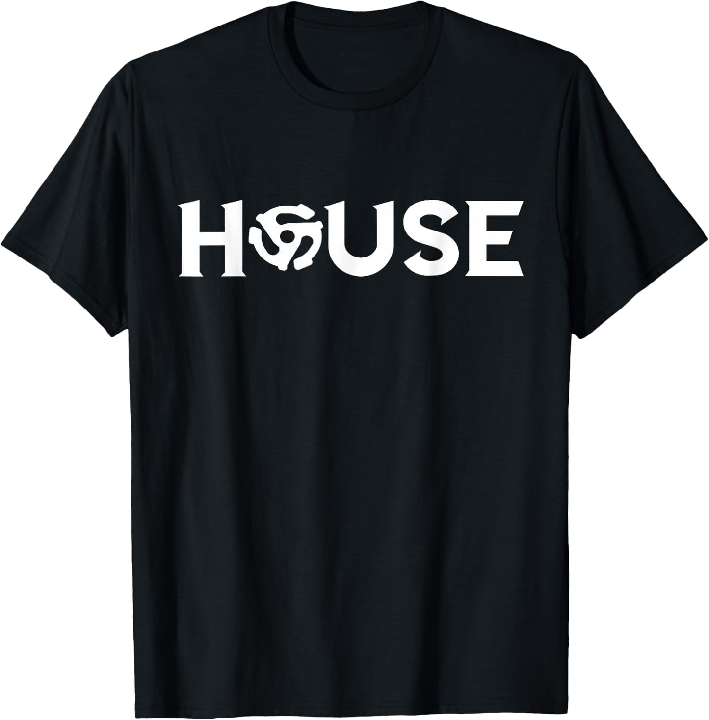 House DJ Mixing Console Techno EDM Disc Jockey Turntable T-Shirt - T-Shirt | Black