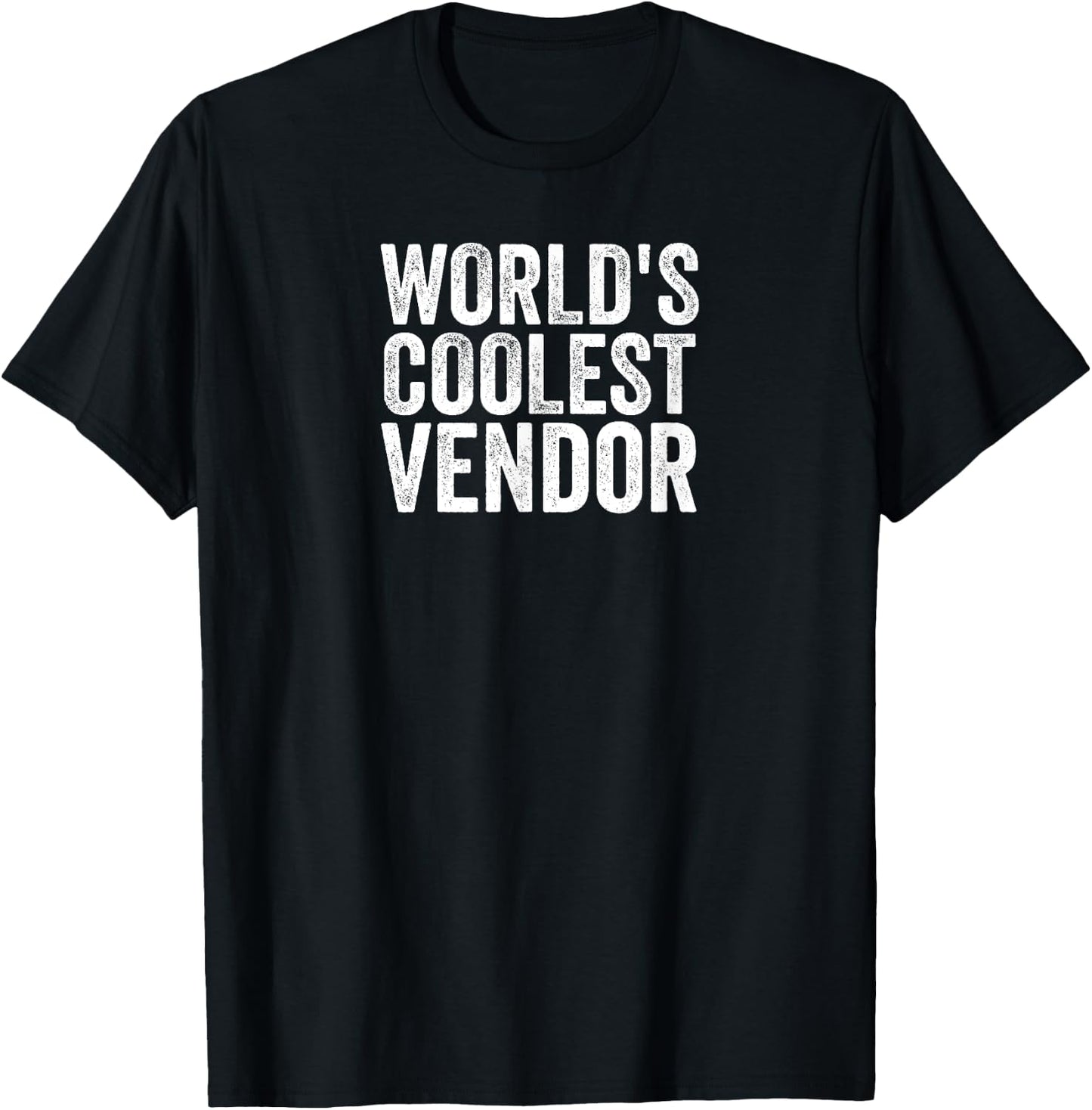 World's Coolest Vendor Occupation Funny Office T-Shirt - T-Shirt | Black