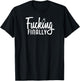 Engagement Gift Fucking Finally Marriage T-Shirt - T-Shirt | Black