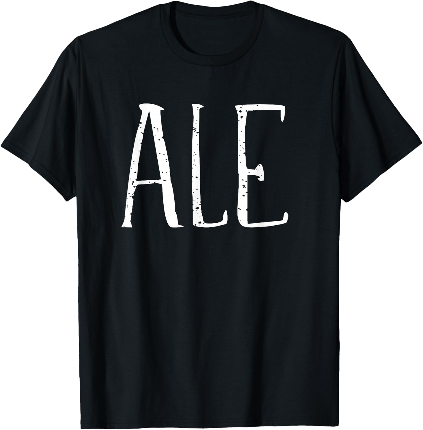Ale Design Women Funny Ale T-Shirt - T-Shirt | Black