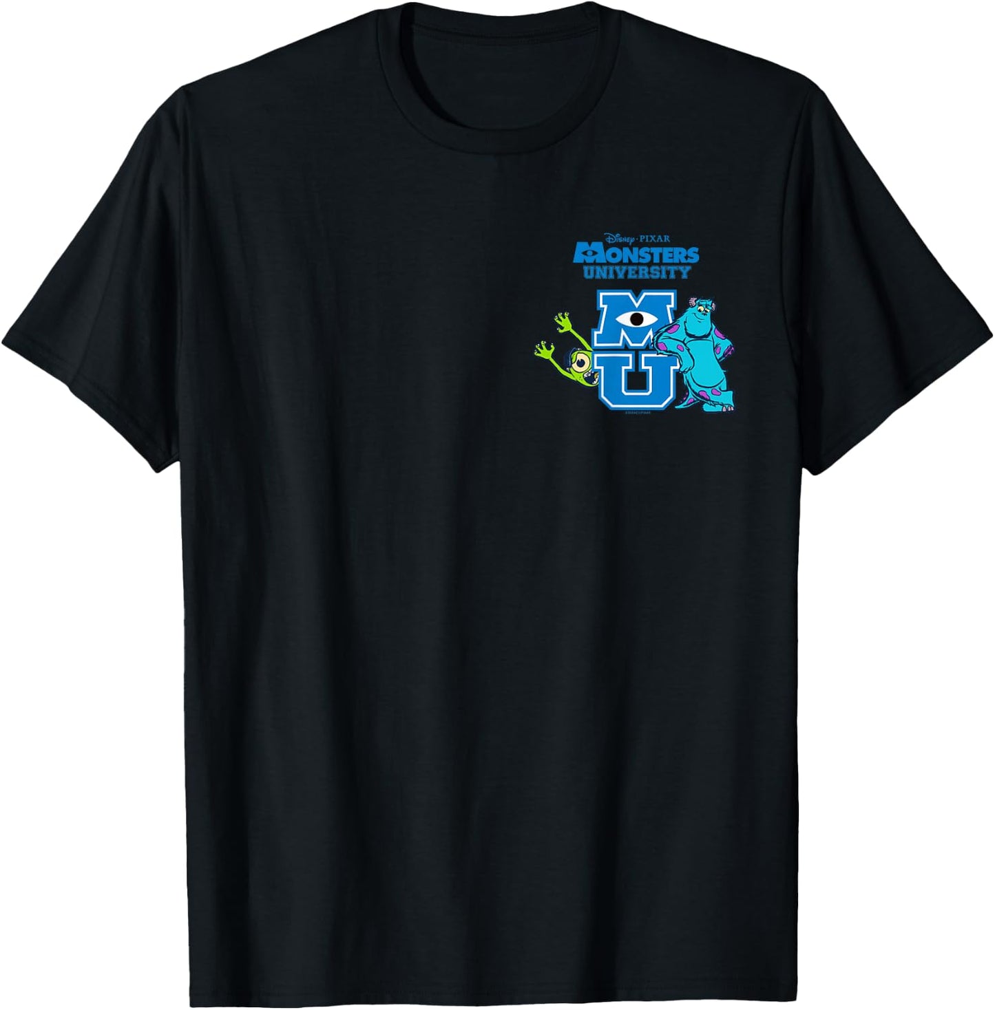 Disney and Pixar's Monsters University Collegiate 2-Sided T-Shirt - T-Shirt | Black