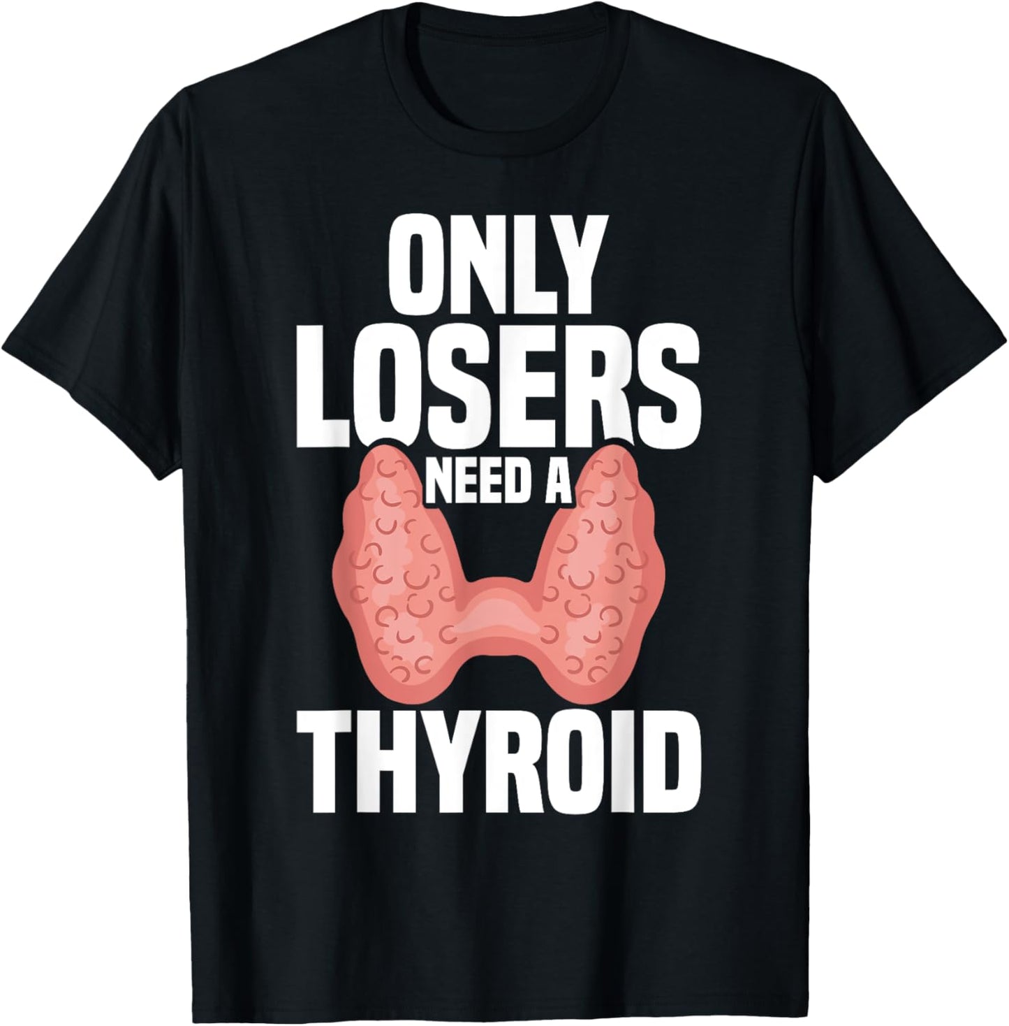Thyroid Removal Repair Recovery Items Thyroid Surgery T-Shirt - T-Shirt | Black