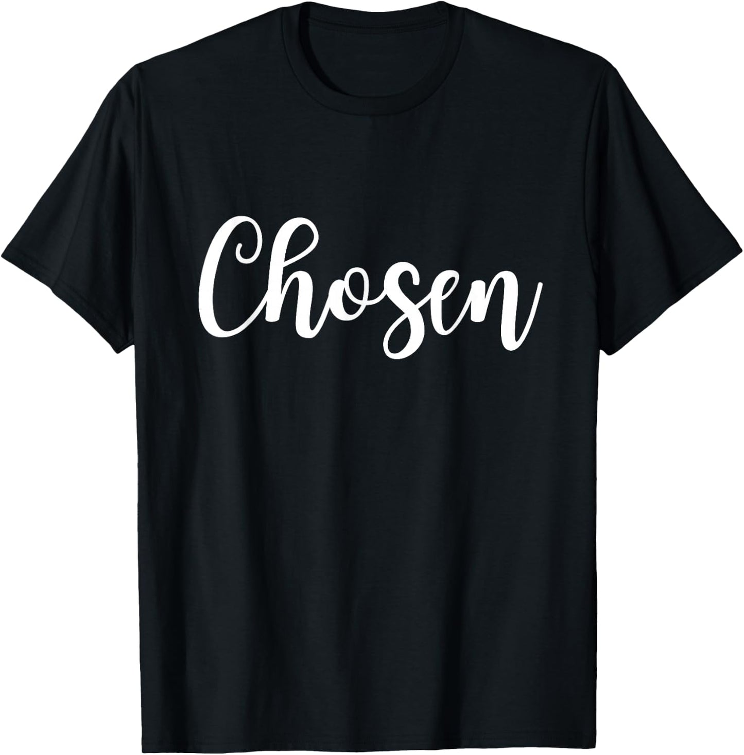 Chosen 1 Peter 2:9 Chosen Bible Verse Christian Quote T-Shirt - T-Shirt | Black