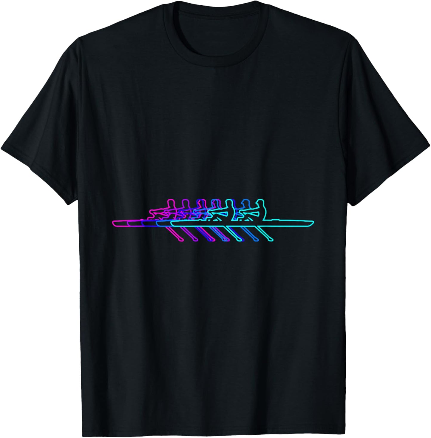 Rowing Rower Gift Clothes For Boys Youth Men Kids Teens T-Shirt - T-Shirt | Black